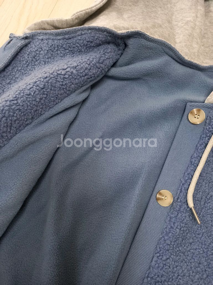 새상품 여성오버핏 후드 뽀글이점퍼-프리사이즈--7