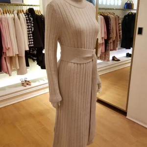 레니본 골지 롱니트원피스(F) 상태최상 드라이완료