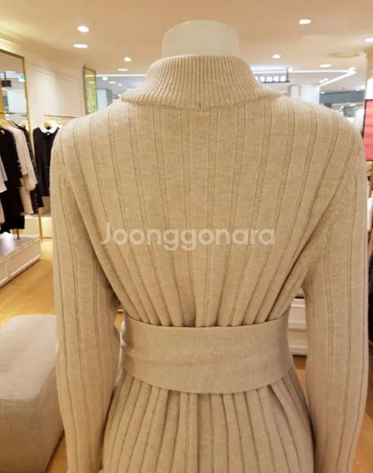 레니본 골지 롱니트원피스(F) 상태최상 드라이완료--3