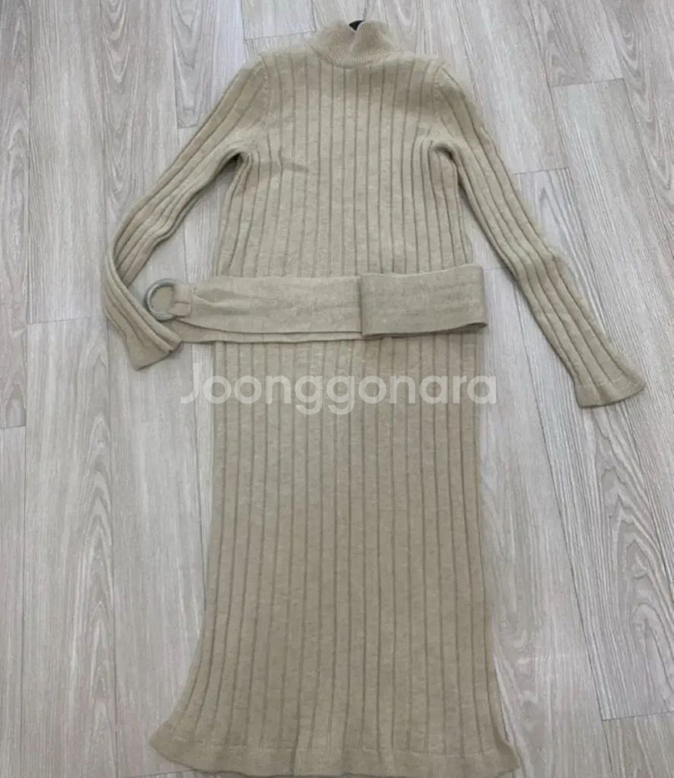 레니본 골지 롱니트원피스(F) 상태최상 드라이완료--4