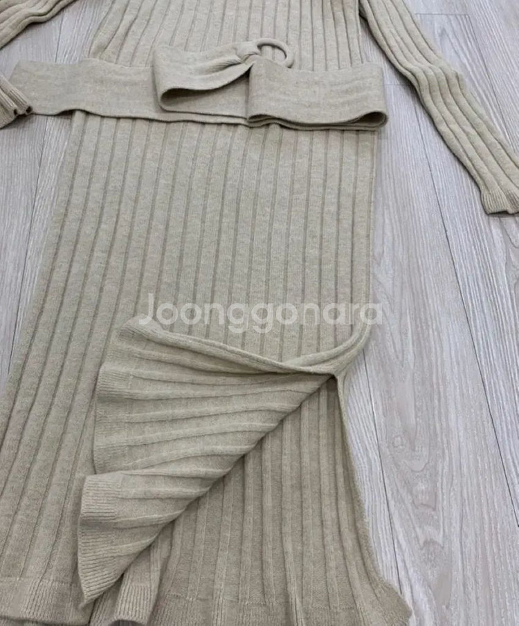 레니본 골지 롱니트원피스(F) 상태최상 드라이완료--5