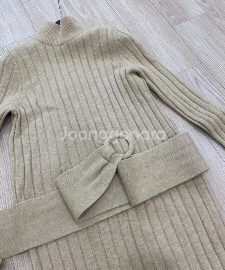 레니본 골지 롱니트원피스(F) 상태최상 드라이완료--6