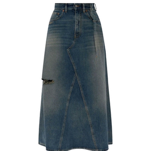 MM6 메종마르지엘라 플레어 롱 데님 스커트