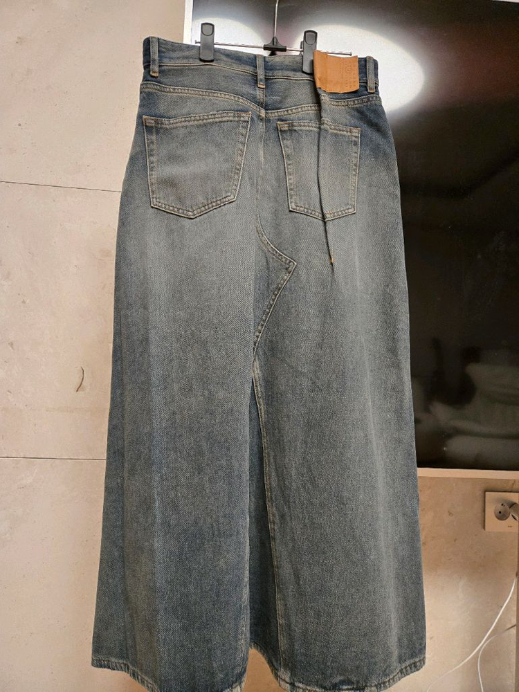 MM6 메종마르지엘라 플레어 롱 데님 스커트--3