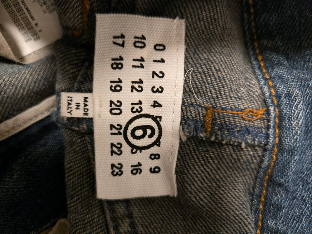 MM6 메종마르지엘라 플레어 롱 데님 스커트--4