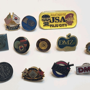 배지, DMZ/JSA/평화 관련 뱃지 모음, 개당 9천원