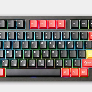 (미개봉)다얼유 EK75RT 8K 래피드 트리거 알루미늄 자석축 키보드 블랙레드색 팝니다