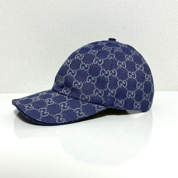 구찌 GG 캔버스 야구 모자 M--2
