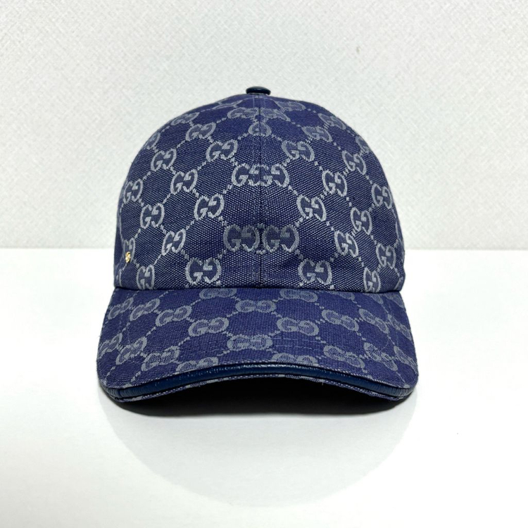 구찌 GG 캔버스 야구 모자 M--3