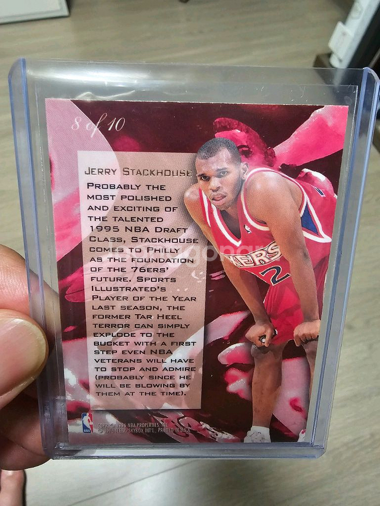 NBA 제리스텍하우스 10장 한정카드--1