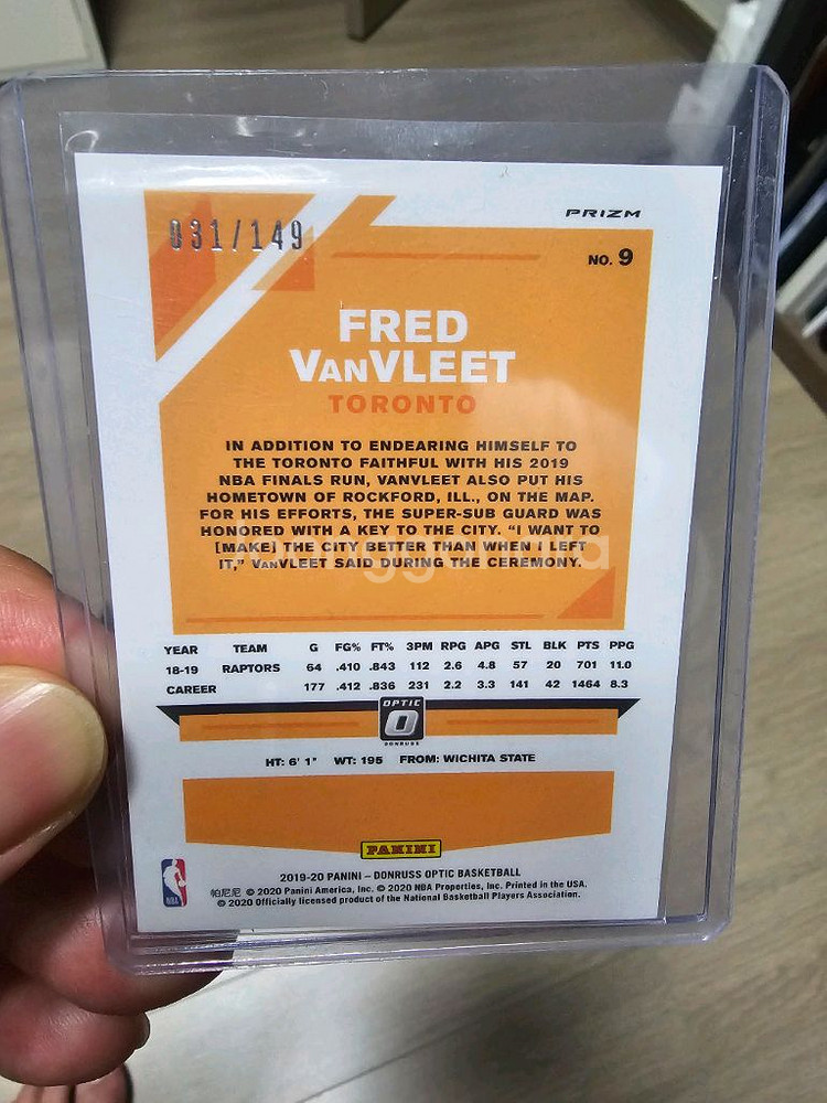 NBA 프레드 밴블릿 149장 한정카드--1