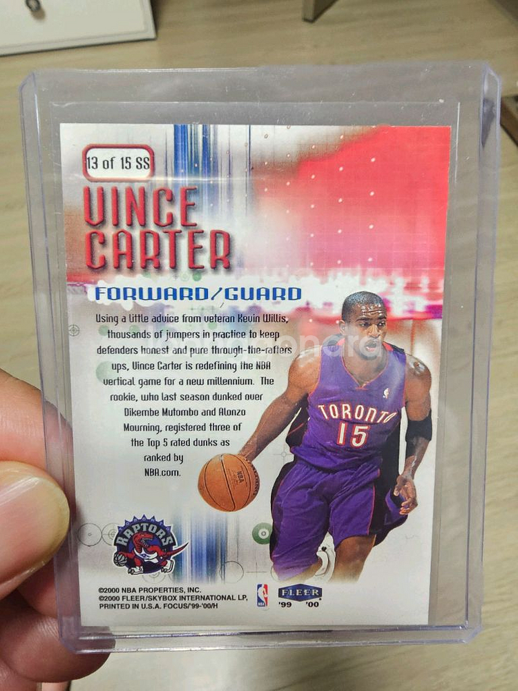 NBA 빈스카터 한정카드--1