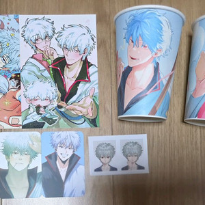 은혼 사카타 긴토키 생카 생일 생일카페 전프레 럭드 양도 엽서 포카 폴라