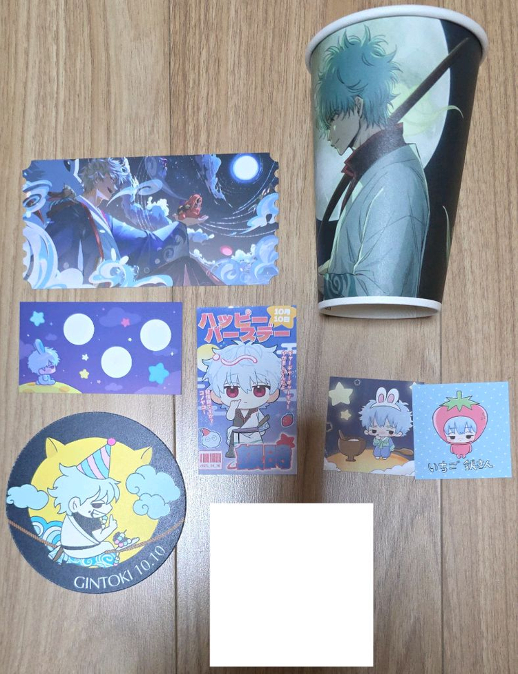 은혼 사카타 긴토키 생카 생일 생일카페 전프레 럭드 양도 엽서 포카 폴라 이미지