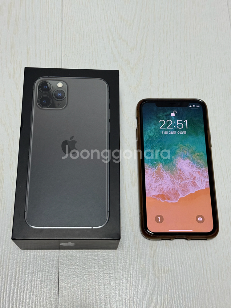[IOS 14] 홍콩판 애플 아이폰 11 프로 256G 물리듀얼심 판매합니다--0