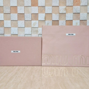 [정품]미우미우 쇼핑백+박스+보증서+북렛 SET ,미우미우 슈즈,미우미우 가방,미우미우 지갑,미우미우