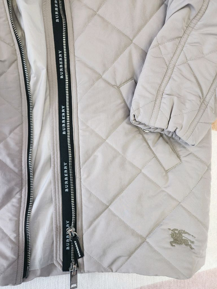 버버리칠드런 롱 퀼팅점퍼10Y--1