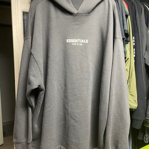 피어오브갓 에센셜 블랙 릴랙스 후디 L