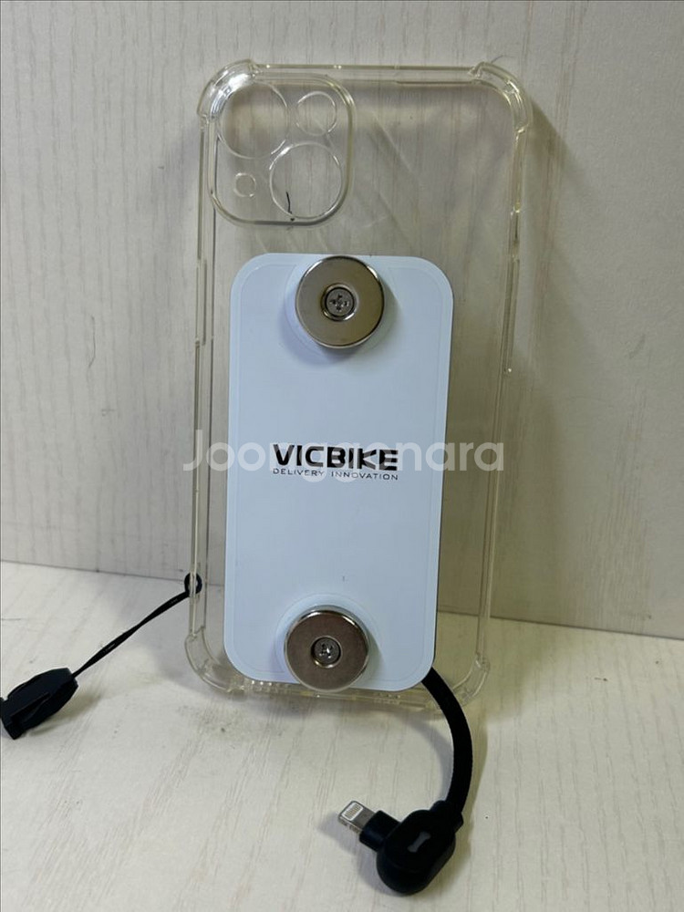 아이폰 8핀 오토바이 자석거치대 딱판 찍판 충전케이스 배달대행--0