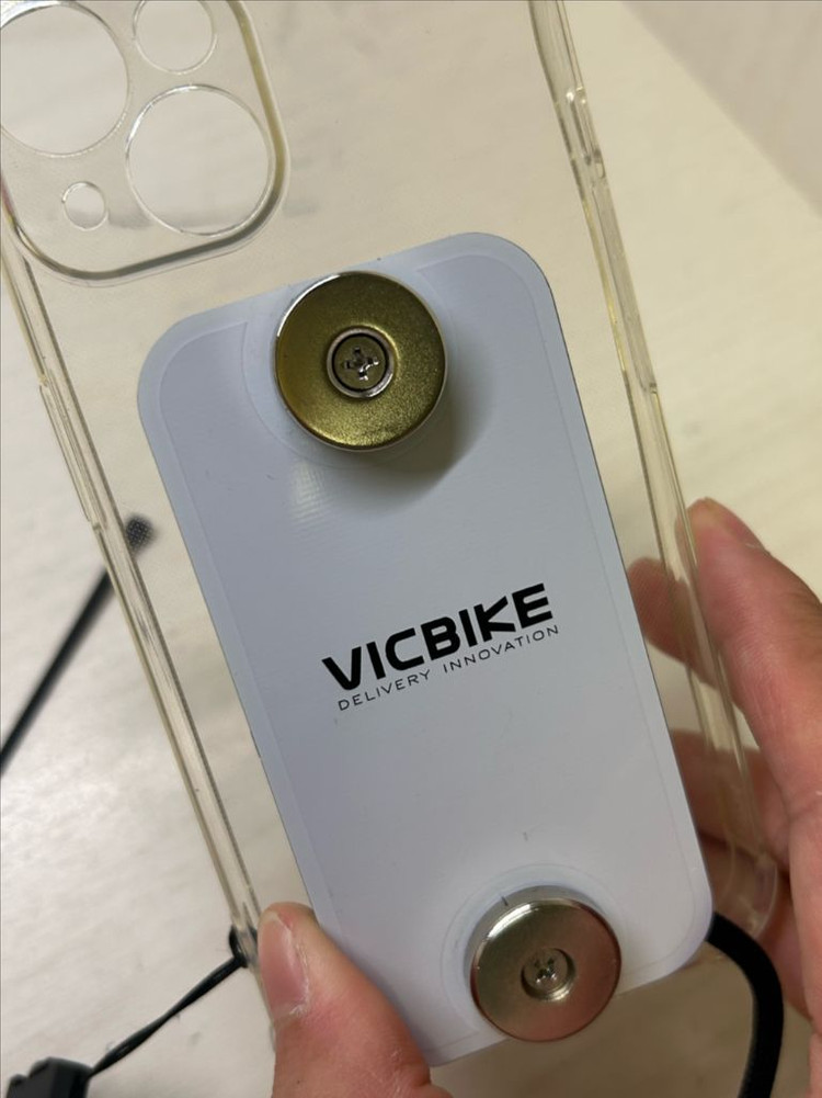 아이폰 8핀 오토바이 자석거치대 딱판 찍판 충전케이스 배달대행 이미지