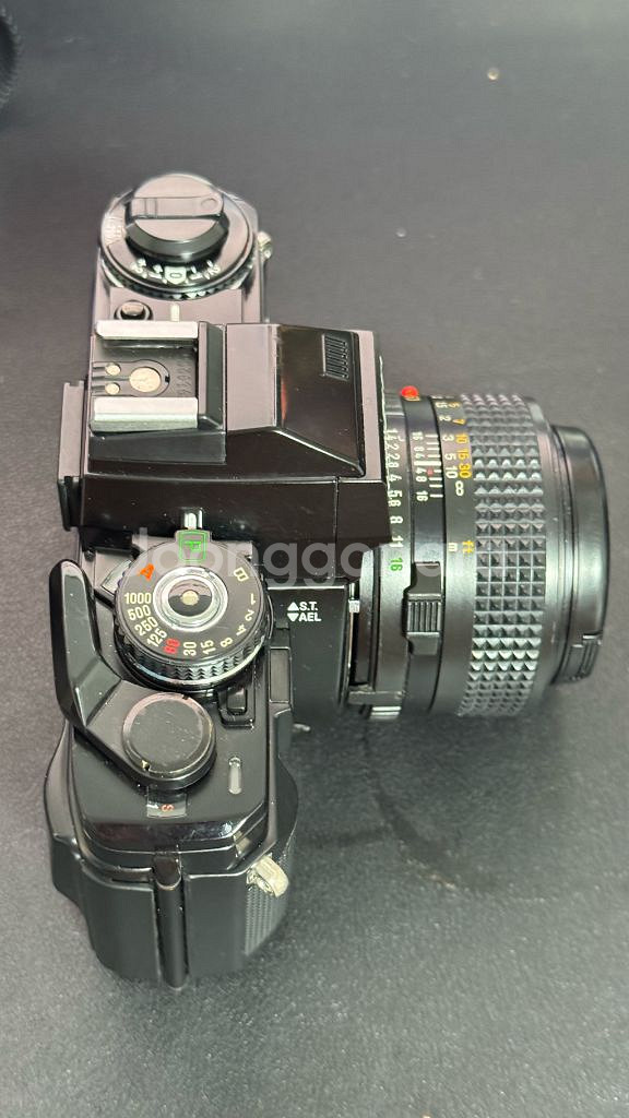 민트급)미놀타 X-700 필름 카메라 + f1.4, 가죽케이스, 스트랩--1