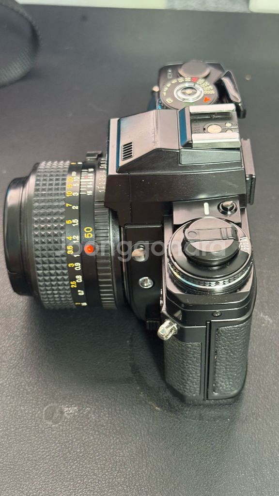 민트급)미놀타 X-700 필름 카메라 + f1.4, 가죽케이스, 스트랩--2