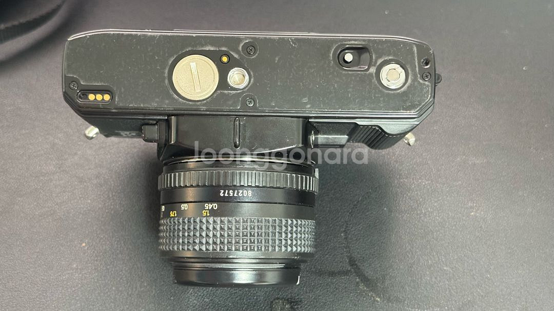 민트급)미놀타 X-700 필름 카메라 + f1.4, 가죽케이스, 스트랩--3