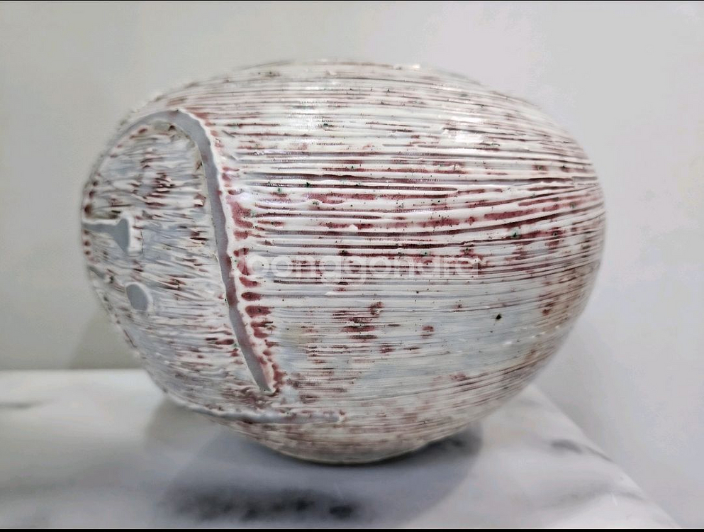 [새상품/ 현대 도예 작품] 도자기 꽃병--1