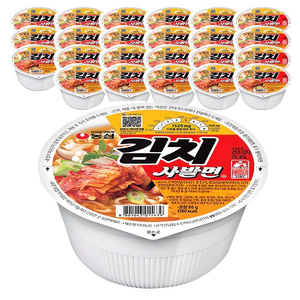 농심 김치사발면 18개