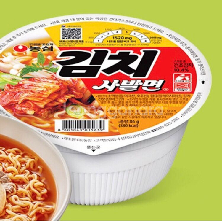 농심 김치사발면 18개--3