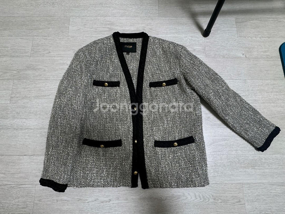 마쥬 maje 금사 트위드 자켓--2
