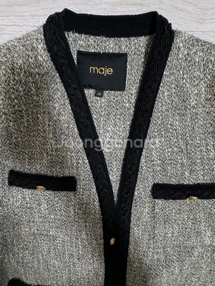마쥬 maje 금사 트위드 자켓--1