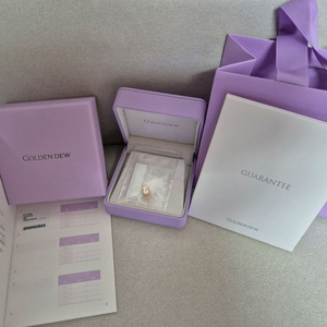 골든듀 18K 리틀팬지 펜던트