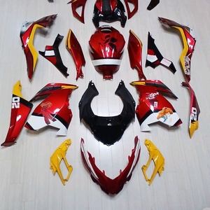 가와사키 닌자400 에반게리온 2호기 카울세트