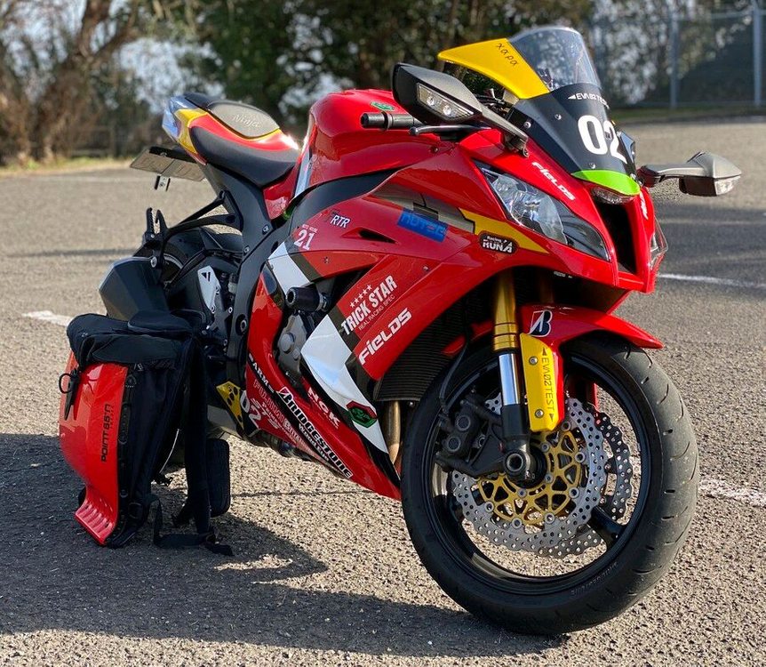 가와사키 닌자400 에반게리온 2호기 카울세트--1