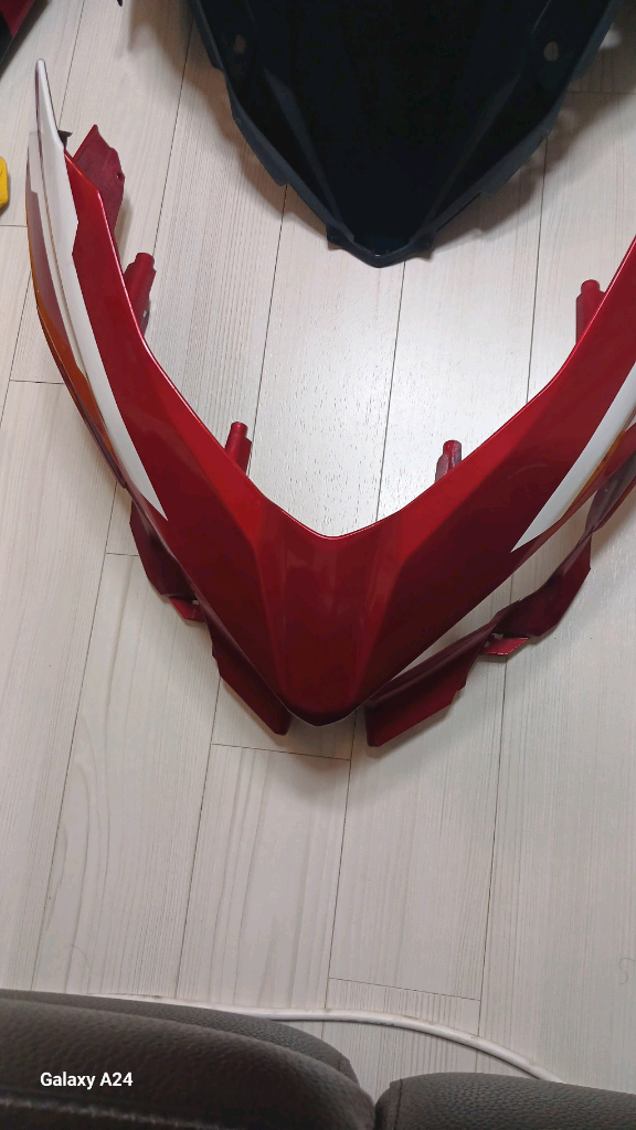 가와사키 닌자400 에반게리온 2호기 카울세트--8