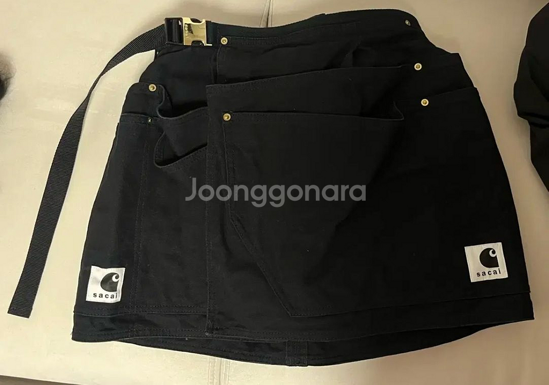 사카이 칼하트 콜라보 스커트--2