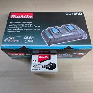 마끼다18v dc18rd bl1850b 마까다 정품 2구충전기 듀얼충전기 마끼다배터리 마끼다밧데리 국내정발제품