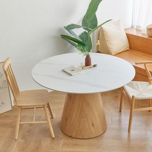 새상품) 원형 세라믹 식탁 , 테이블 이미지