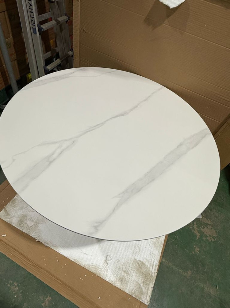 새상품) 원형 세라믹 식탁 , 테이블 이미지