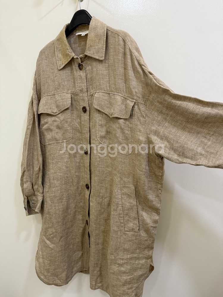 아떼바네사브루노 빅셔츠 원피스 정품--1