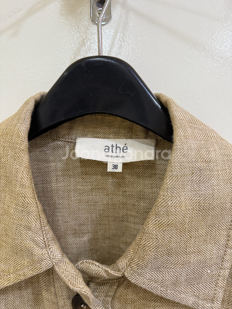 아떼바네사브루노 빅셔츠 원피스 정품--3