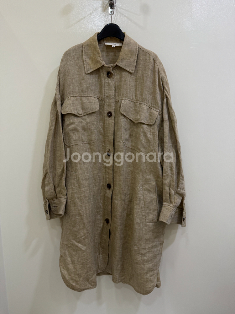 아떼바네사브루노 빅셔츠 원피스 정품--0