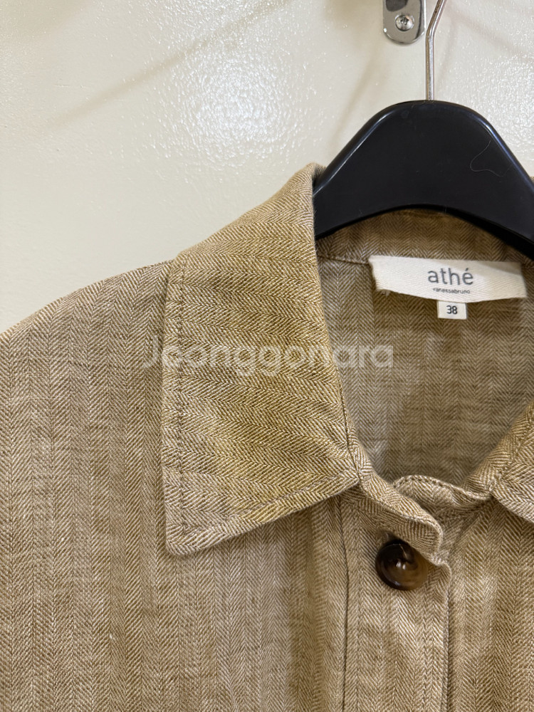 아떼바네사브루노 빅셔츠 원피스 정품--4