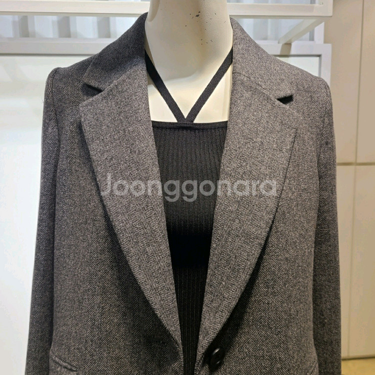 Soup 숲 헤링본 울자켓--7