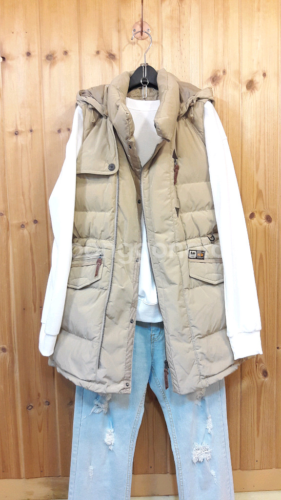 * K2 테크니컬 아웃도어 스타일다운 롱 패딩 조끼*--2