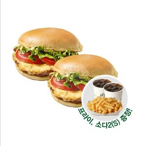 쉑쉑버거 쉐이크쉑 2인세트