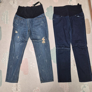 임부용 데님 바지 2벌