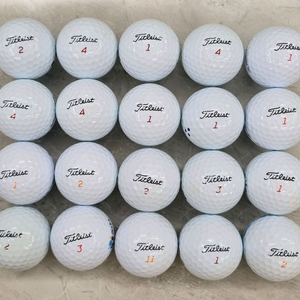 타이틀리스트 A+/A급 20개 골프공 로스트볼