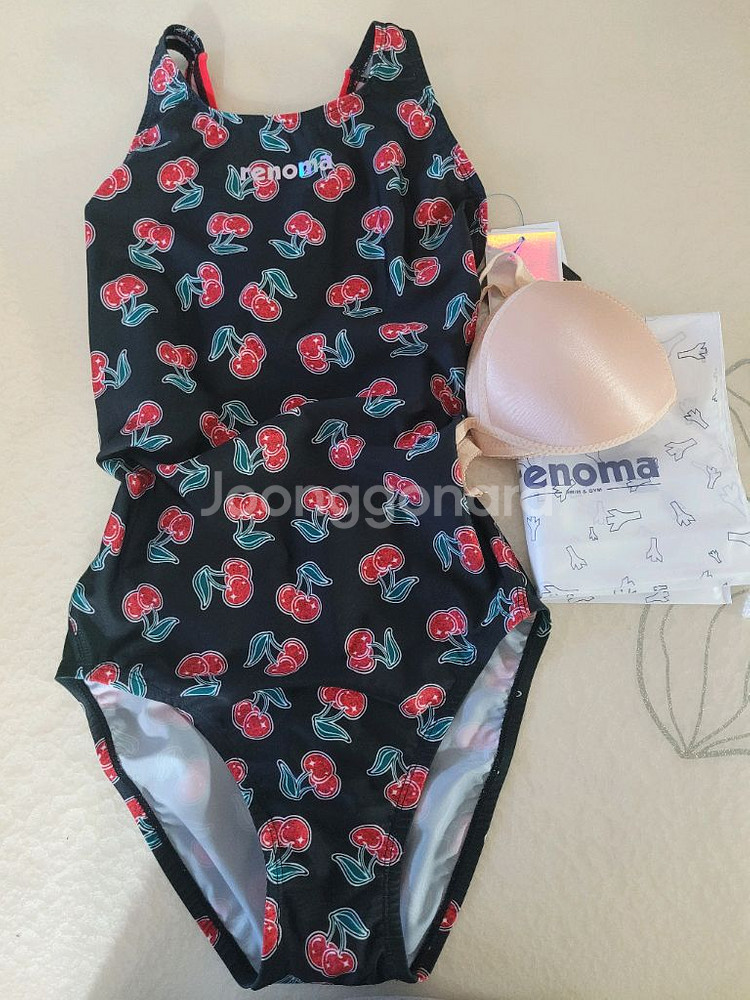 (새상품3종)레노마여성수영복90(브라캡/폴리백포함)--1